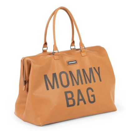 Childhome τσάντα αλλαγης mommy bag big leatherlook brown 2 - Αξεσουάρ - Τσάντα - creamsndreams.gr