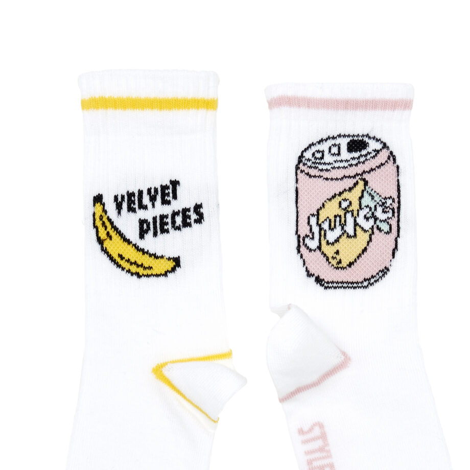 Hundred Pieces banana socks two pack 1 - Παιδικό ρούχο - creamsndreams.gr