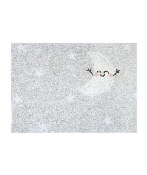 Lorena Canals Χαλί Δωματίου Silhouette Mr Wonderful Happy Moon Φεγγάρι (Γκρι) - Διακόσμηση - Χαλιά - creamsndreams.gr
