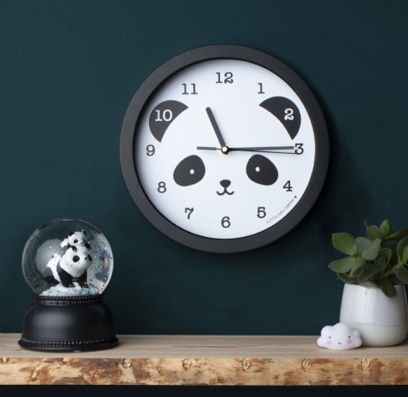 a little lovely company ρολόι τοίχου panda 2- Διακόσμηση - Τοίχου creamsndreams.gr