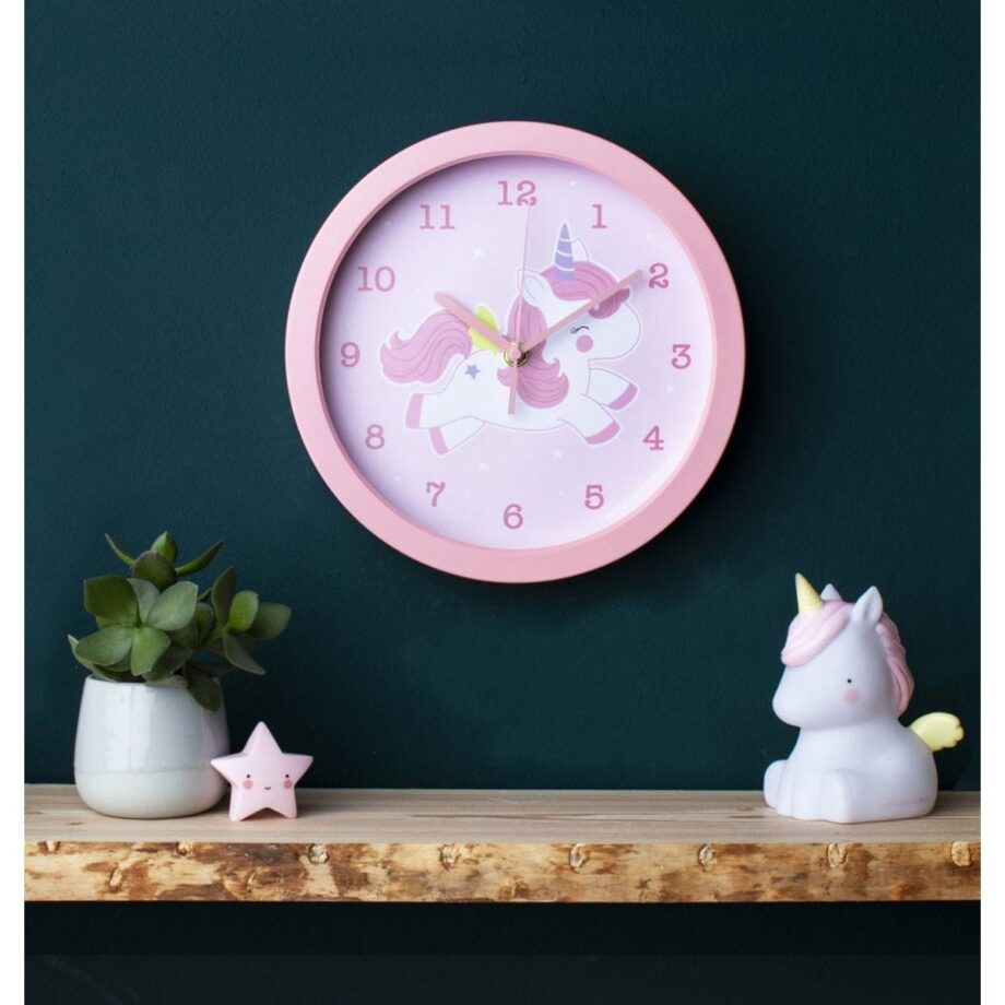 a little lovely company ρολόι τοίχου unicorn 2- Διακόσμηση - Τοίχου - creamsndreams.gr