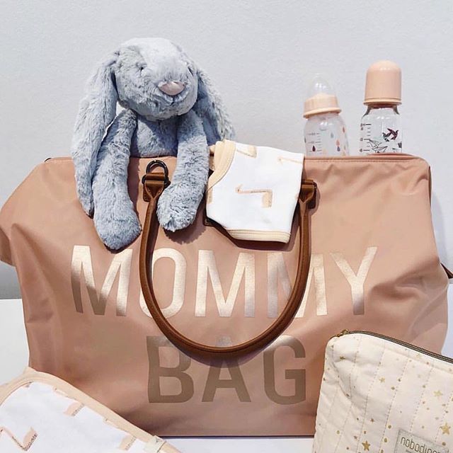 childhome mommy bag pink 3 - Αξεσουάρ - Τσάντα - creamsndreams.gr