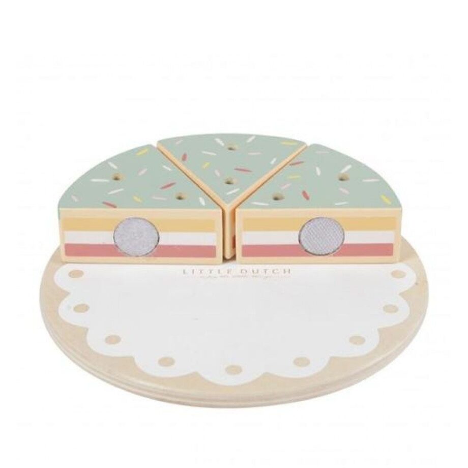 little dutch Ξύλινη τούρτα με κεράκια xl 4 - Παιχνίδια - Ξύλινα - creamsndreams.gr