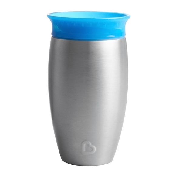 munchkin blue stainless miracle cup - αξεσουάρ - Κουζίνα - creamsndreams.gr