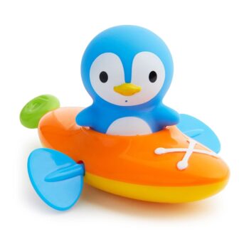 Munchkin παιχνίδι για το μπάνιο Paddlin Penguin ( κανό με πιγκουίνο )- Παιχνίδια - Μπάνιου - creamsndreams.gr